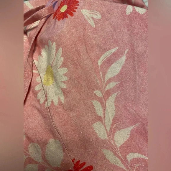 NWT Rare Raissa Floral Shimmer Halter Dress - Picture 9 of 9